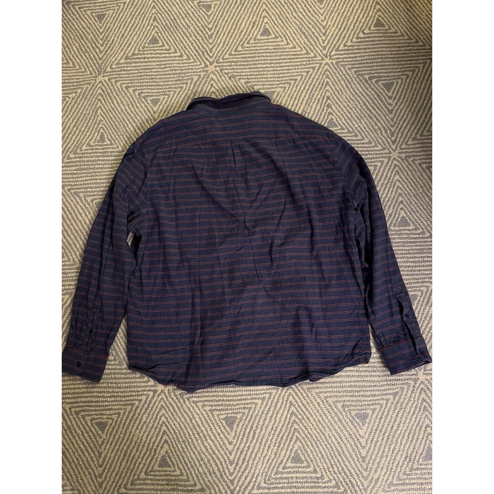 Vineyard Vines Slim Longshore Long Sleeve Button Shirt - Blue/Red - XL - Picture 5 of 5